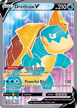 Drednaw V (Full Art) 069/73 - Champions Path Holofoil