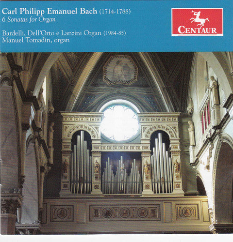 Manuel Tomadin - Carl Phillip Emanuel Bach: 6 Sonatas for Organ Music CD