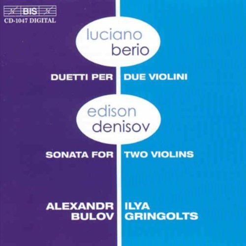 Ilya Gringolts - Duetti Per Due Violini / Sonata for 2 Violins Music CD