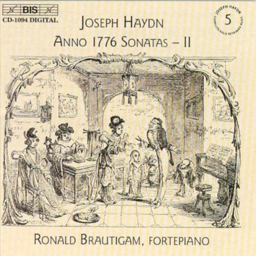 Ronald Brautigam - Piano Sonatas 5 (Anno 1776 Sonatas II) Music CD