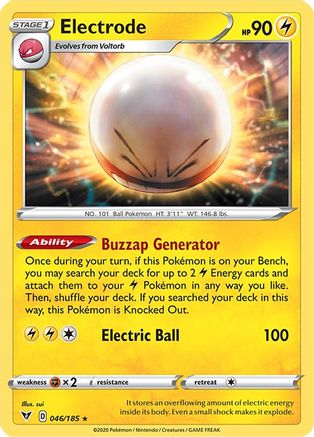 Electrode 046/185 - SWSH04 Vivid Voltage Holofoil