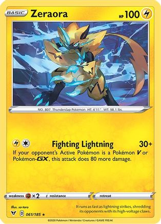 Zeraora 061/185 - SWSH04 Vivid Voltage Holofoil