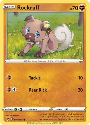 Rockruff 094/185 - SWSH04 Vivid Voltage