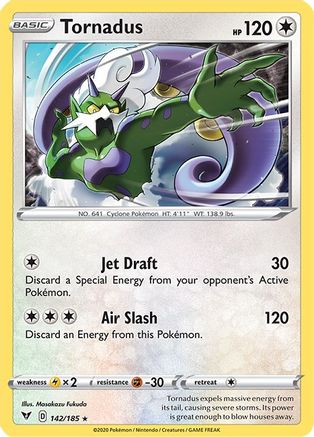 Tornadus 142/185 - SWSH04 Vivid Voltage Holofoil