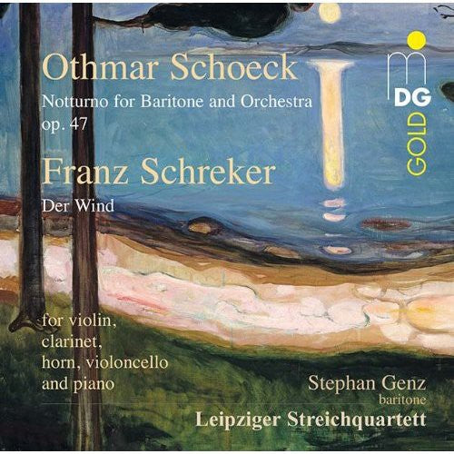 Schoeck / Schreker / Leipziger Streichquartett - Notturno for Baritone & Orchestra Op 47 / Der Wind Music CD