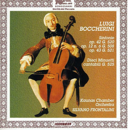 Silvano Frontalini - Sinfonia in Re Magg Op 42 G 520 Music CD