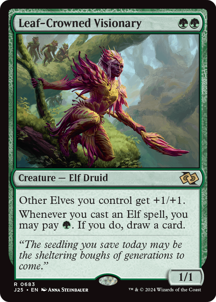 Leaf-Crowned Visionary (J25-683) - Foundations Jumpstart