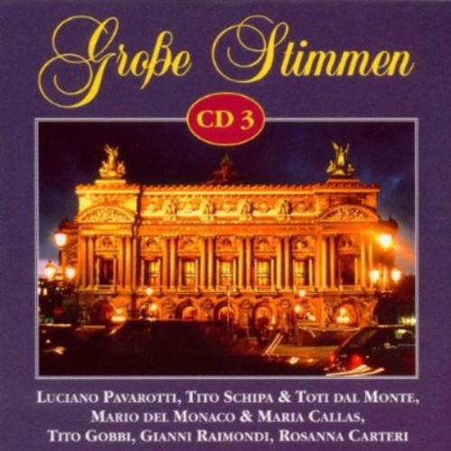 Mozart / Pavarotti / Schipa / Lanza - Great Voices 3 Music CD