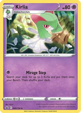 Kirlia 060/198 - SWSH06 Chilling Reign