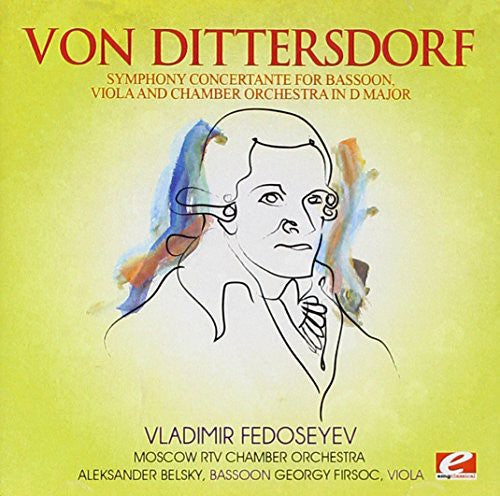 Moscow RTV Chamber Orchestra - Symphony Concertante Bassoon Viola & Chamber Orch Music CD