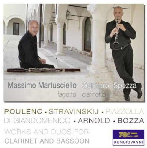 Poulenc / Martusciello / Spezza - Works & Duos for Clarinet & Bassoon Music CD