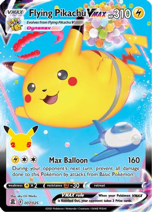 Flying Pikachu VMAX 007/025 - Celebrations Holofoil