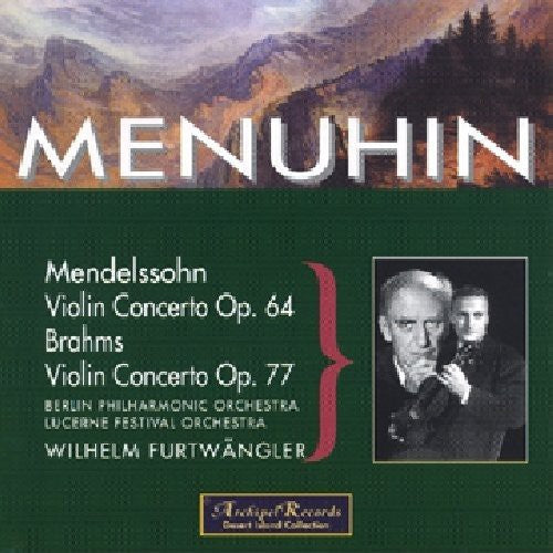 Mendelssohn / Furtwangler - VLN Konzert Mendelssohn Dto Music CD