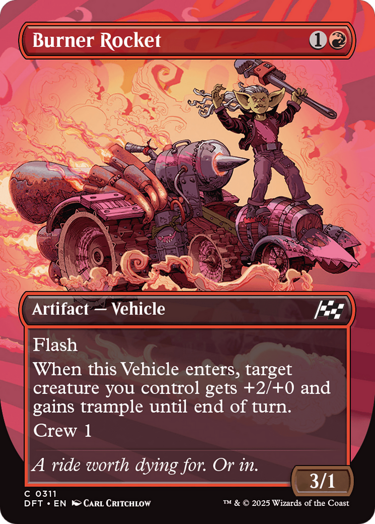 Burner Rocket (DFT-311) - Aetherdrift (Borderless)