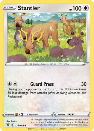 Stantler 125/189 - SWSH10 Astral Radiance