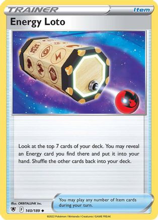 Energy Loto 140/189 - SWSH10 Astral Radiance