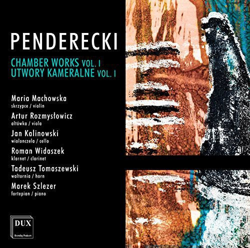 Pendrecki / Machowska / Rozmyslowicz / Kalinowski - Chamber Works 1 Music CD