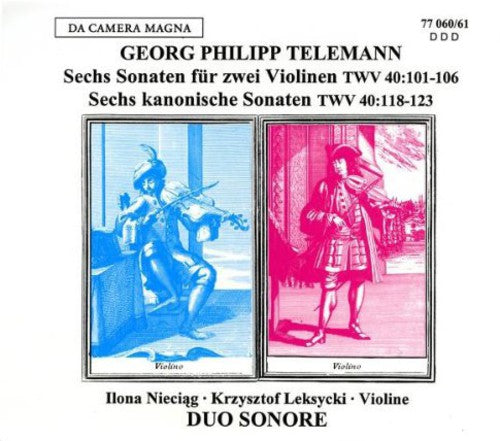Telemann / Duo Sonore - 6 Sons for 2 Violins 6 Kano Music CD