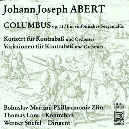 Abert / Stiefel / Bohuslav Martinu Philharmonic - Columbus / Variations for Bass & Orchestra Music CD
