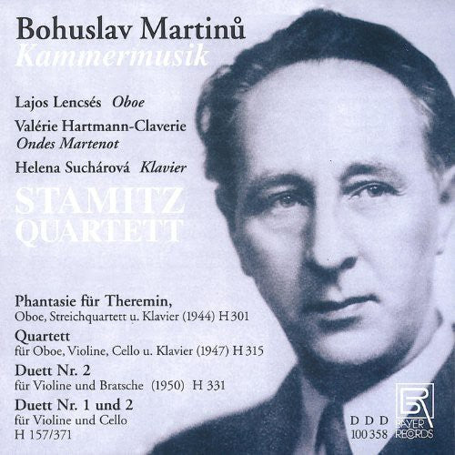 Martinu / Lencses / Sucharova / Stamitz Quartet - Chamber Music Music CD
