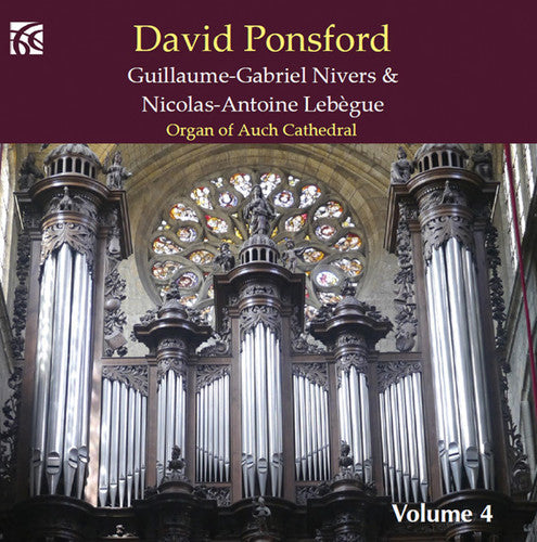 Nivers / David Ponsford - French Organ Music 4 Music CD