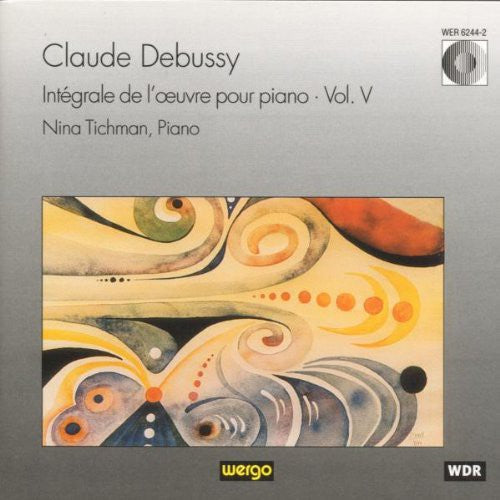 Debussy / Tichman - Works for Piano 5 Music CD