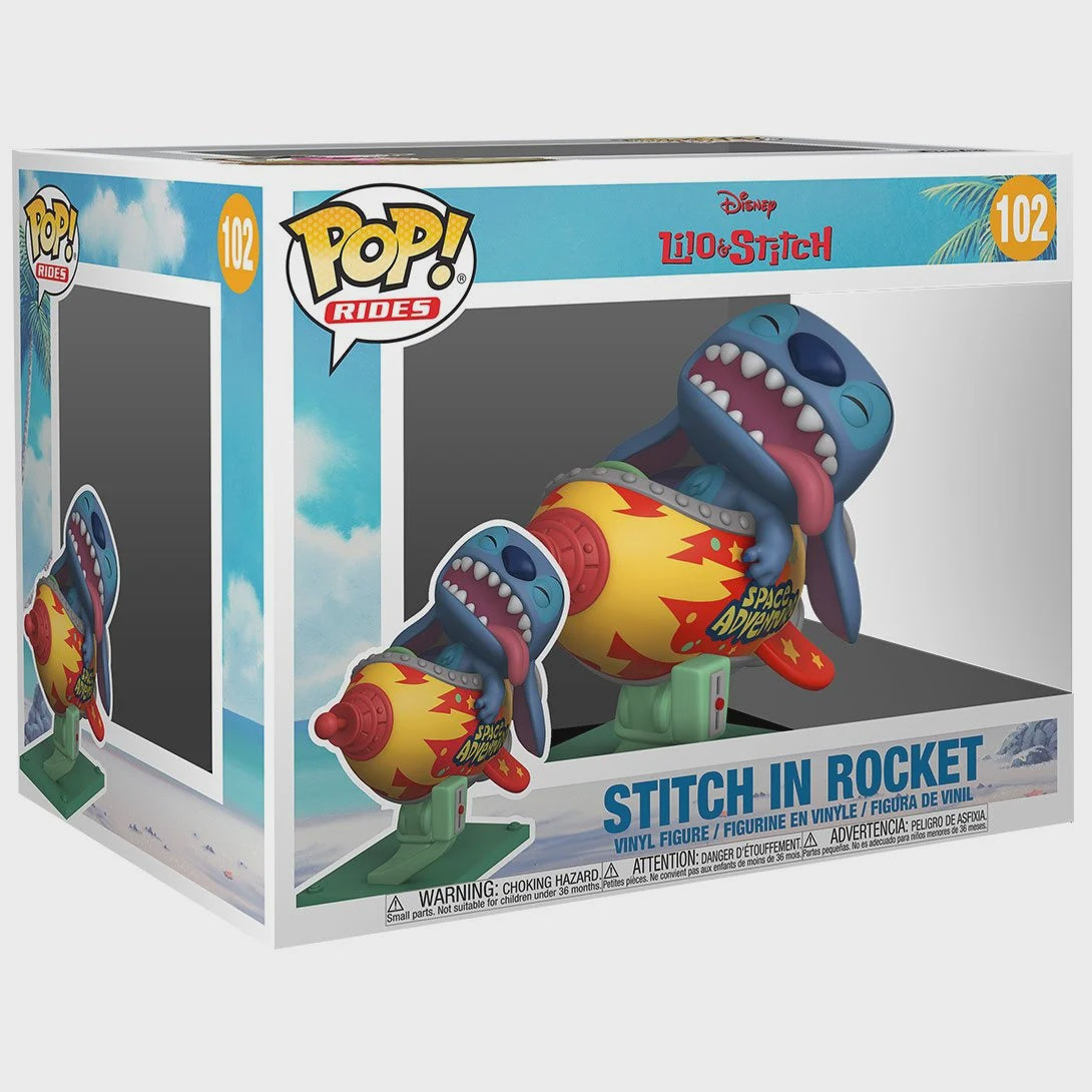 Lilo Stitch Stitch In Rocket Funko Pop