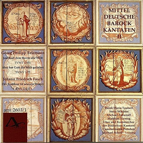 Telemann / Taubert / Chor Und Kammerchor Der Biede - Mitteldeutsche Barockkantaten 2 Music CD