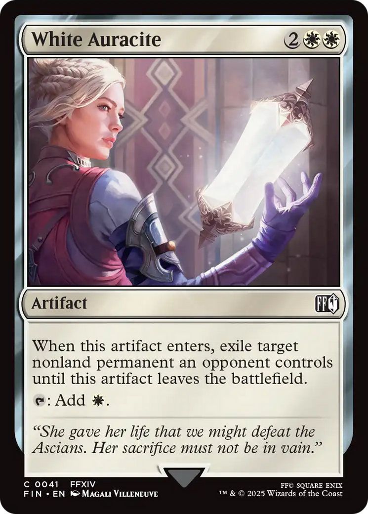 White Auracite (FIN-041) - FINAL FANTASY