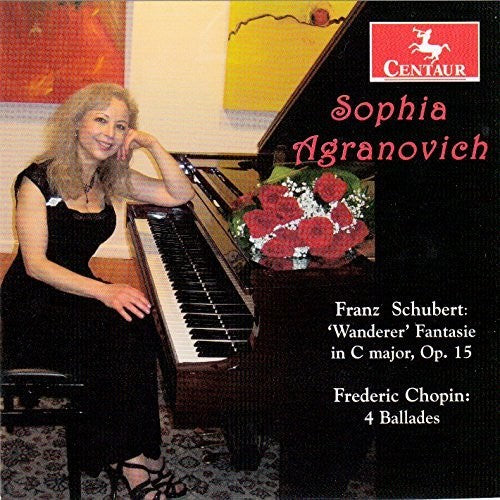 Schubert / Sophia Agranovich - Wanderer Fantasie in C Major, Op. 15 - Chopin: 4 Music CD