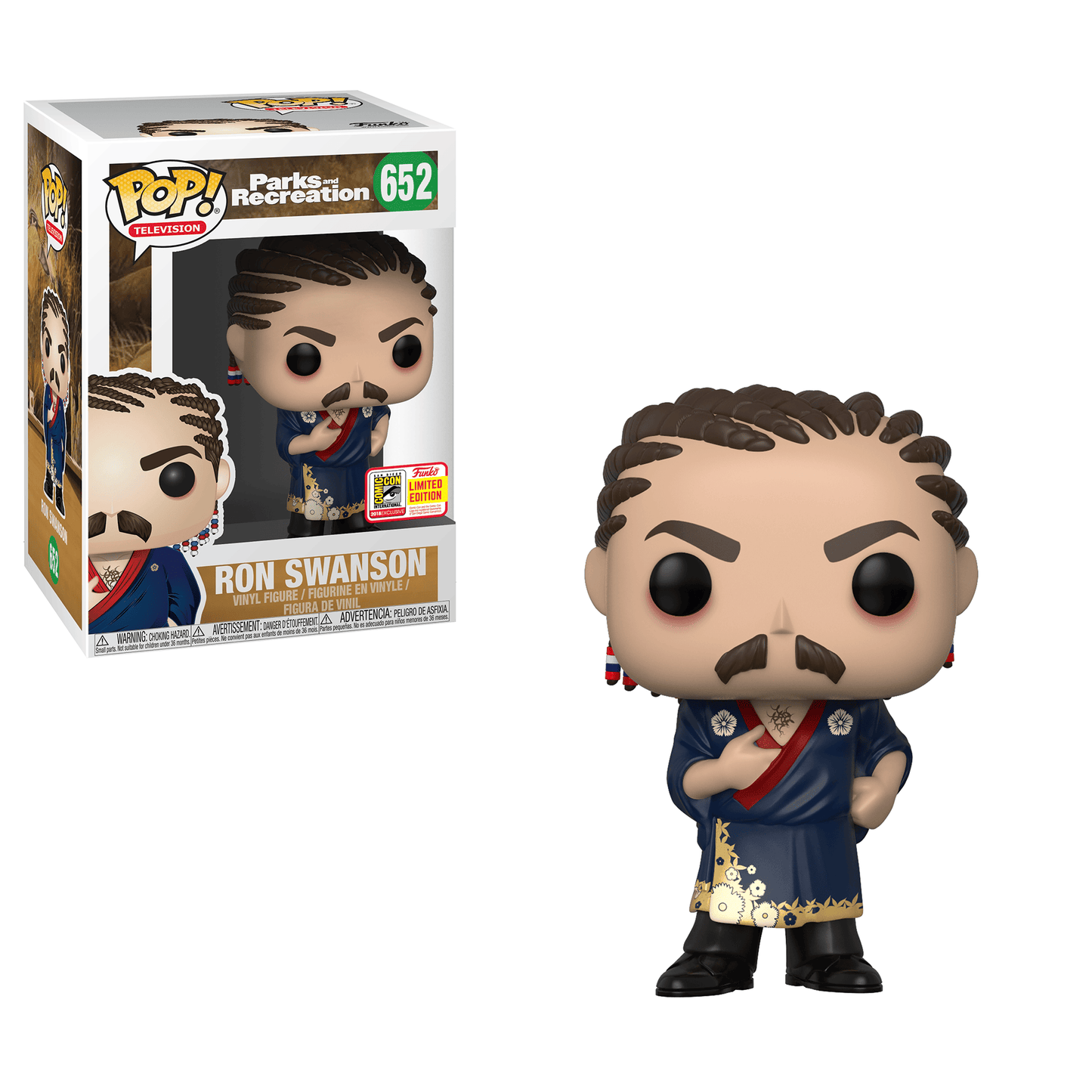 Parks and Recreation Ron Swanson VAULTED #652 Funko Pop Vinyl Figure