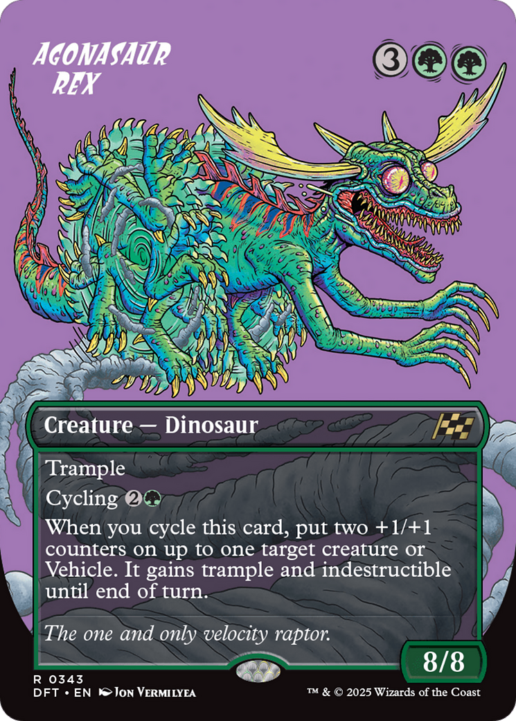Agonasaur Rex (DFT-343) - Aetherdrift (Borderless)