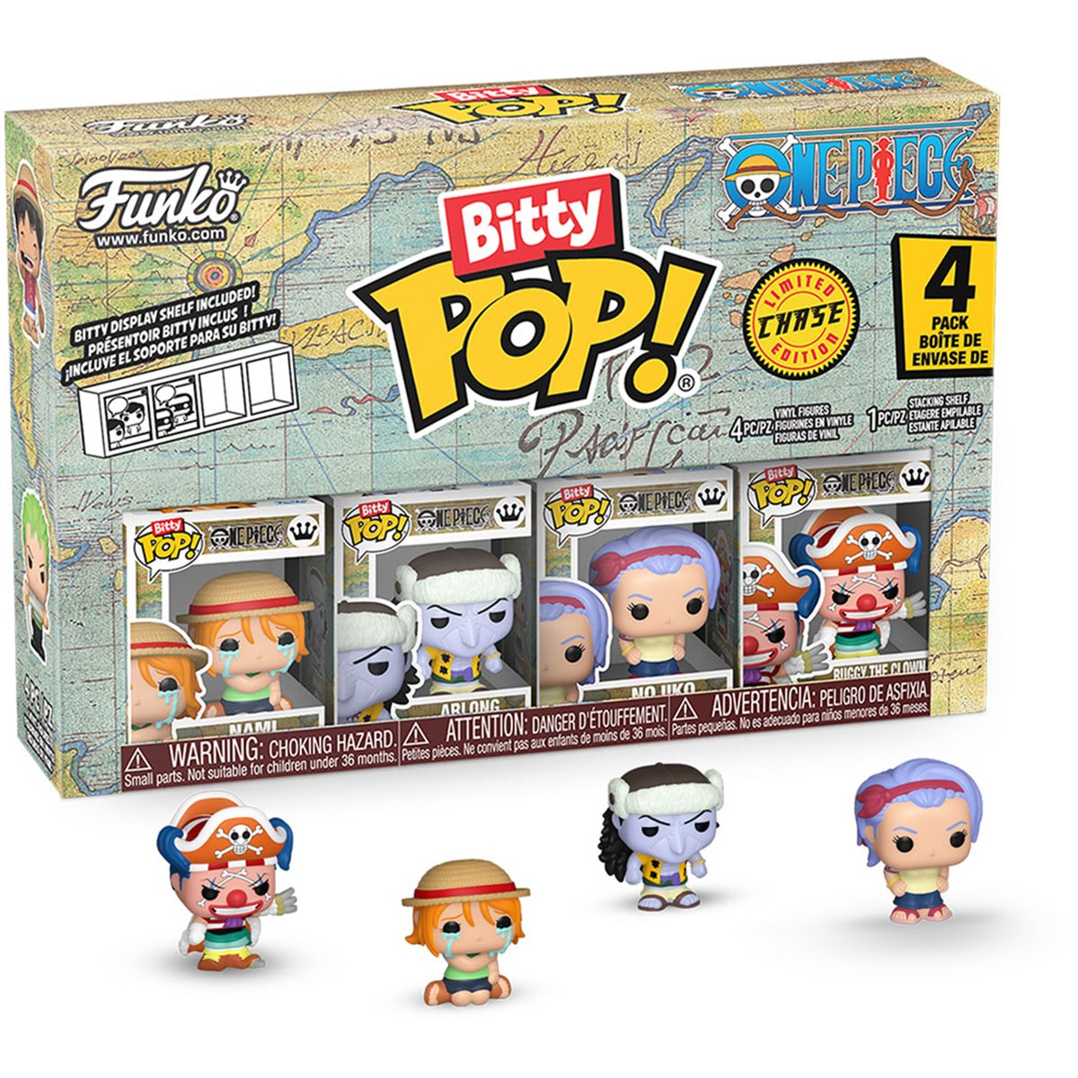 One Piece Nami Funko Bitty Pop! Mini-Figure 4-Pack