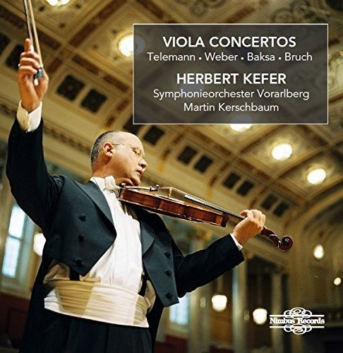 Baksa / Bruch / Kefer / Kerschbaum - Telemann Weber Baska & Bruch: Viola Concertos Music CD