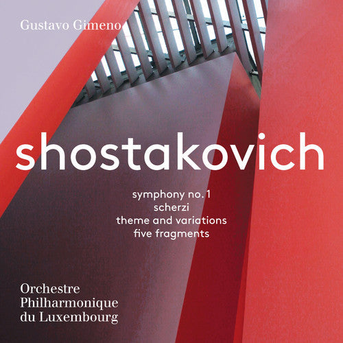Shostakovich / Gimeno - Dmitri Shostakovich: Symphony No. 1, Scherzi, Theme & Variations Music CD