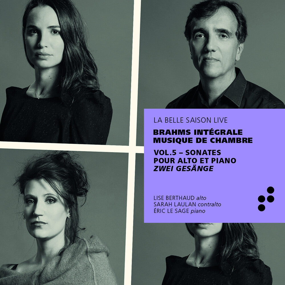 Brahms / Sage / Laulan - Integrale Musique Chambre 5 Music CD