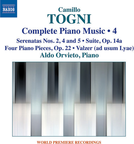 Togni / Orvieto - Complete Piano Music 4 Music CD