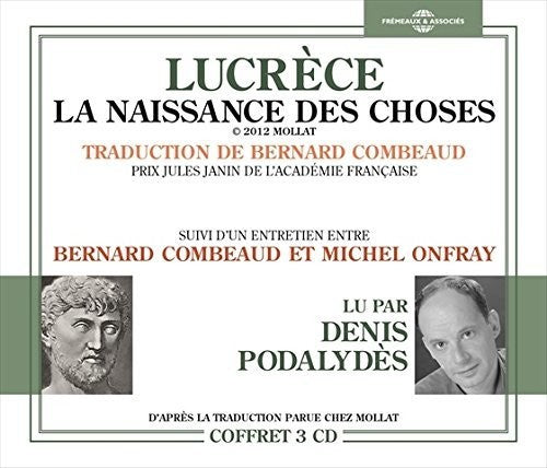 Michel Onfray - Lucrece la Naissance Des Choses Suivi D'un Music CD