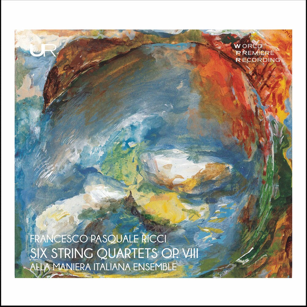 Ricci / Alla Maniera Italiana Ensemble - Six String Quartets 8 Music CD