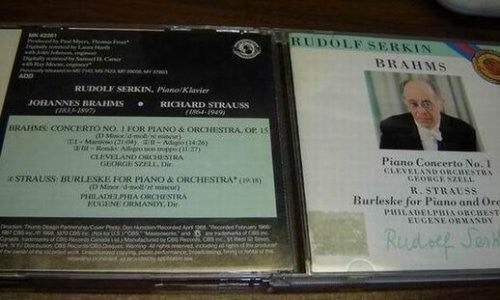 Brahms / Cleveland Orch / Szell/ Serkin - Piano Cto No 1 / S Music CD