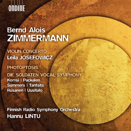 Zimmermann / Josefowicz - Violin Concerto / Photoptosis Music CD