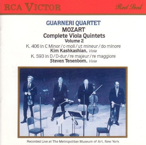 Mozart / Guarneri String Quartet - Complete Viola Quintet Music CD