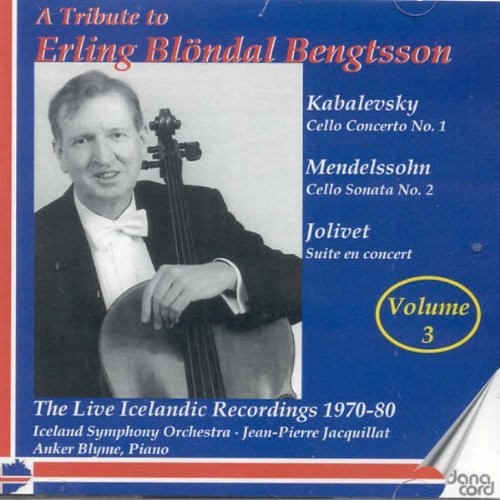 Mendelssohn / Jolivet / Kabalevsky / Bengtsson - Erling Blondal Bengtsson Vol 3 Music CD