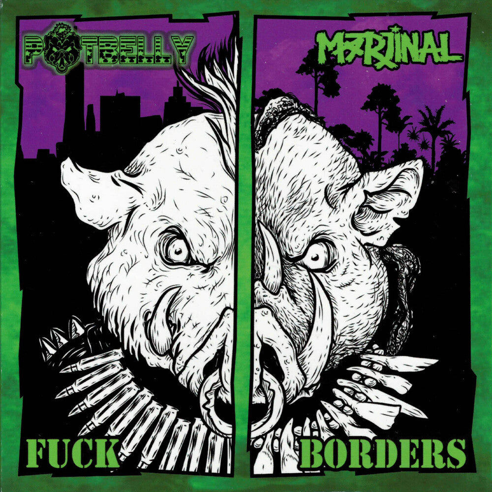 Potbelly / Marjinal - Fuck Borders Music CD