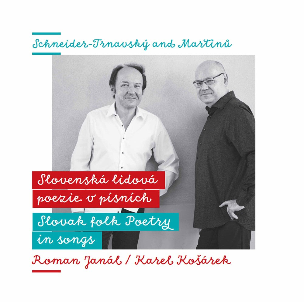 Martinu / Janal / Kosarek - Slovak Folk Poetry In Songs Music CD