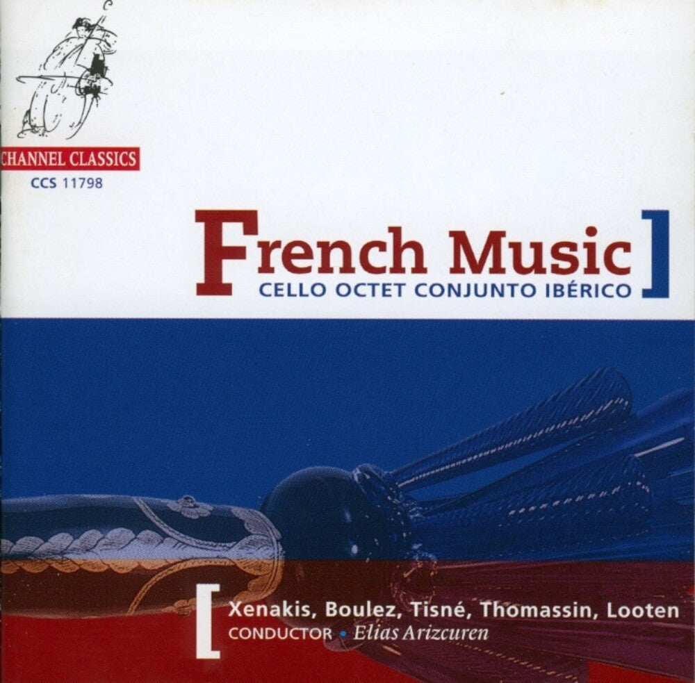 Cello Octet Conjunto Ibérico - French Music-Boulez-Xenakis-Tisne Music CD
