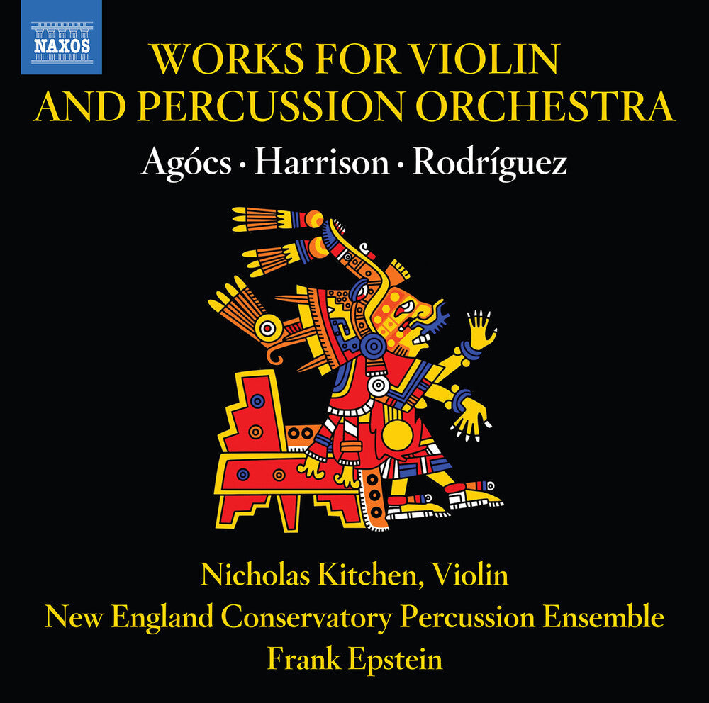 Agocs / Kitchen / New England Conservatory - Works for Violin & Percussion Orch Music CD
