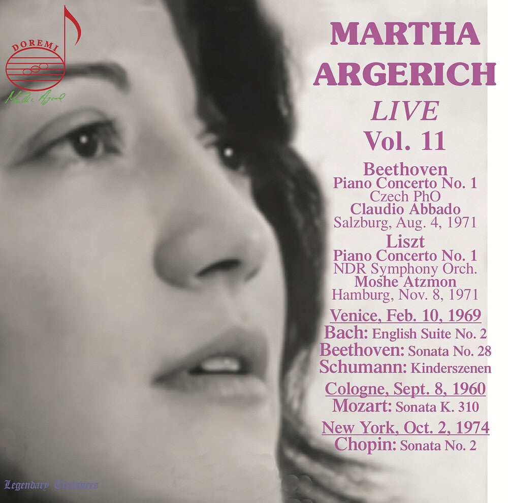 Bach / Argerich / Czech Philharmonic - V11: Martha Argerich Live Music CD