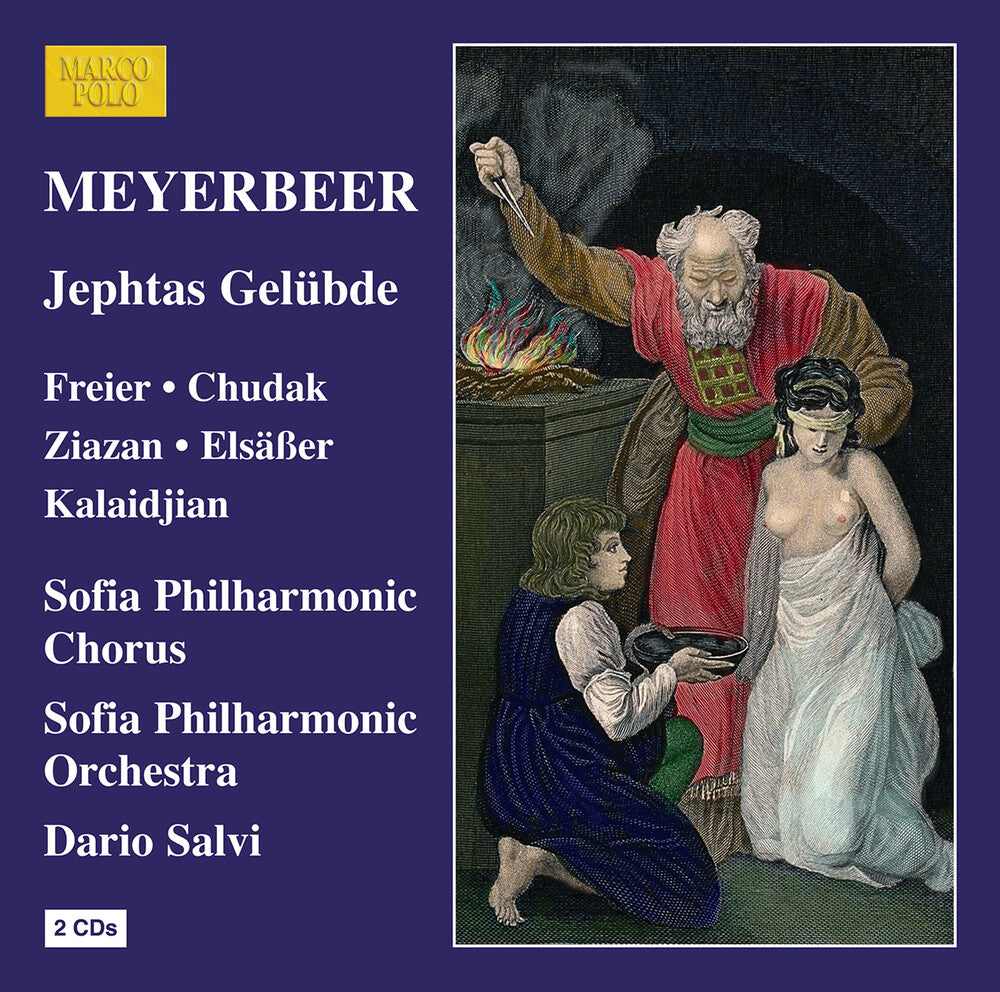 Meyerbeer / Chudak / Elsasser - Jephtas Gelubde Music CD