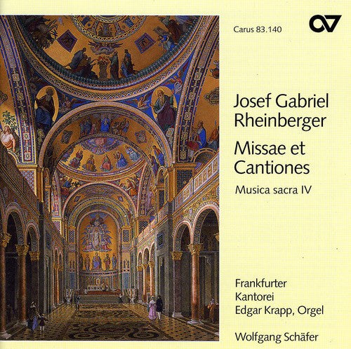 Rheinberger - Sacred Music 4: Missae Et Cantiones Music CD